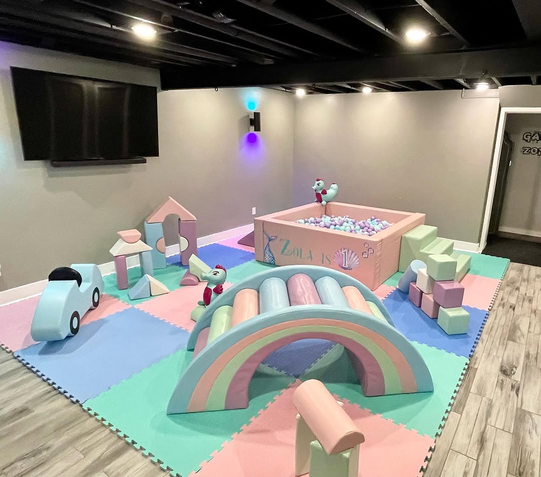 Indoor colorful playground equipment for kids