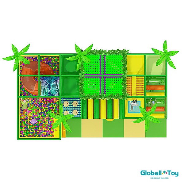 commercial-indoor-playground-tunnel-trampoline-area aire de jeux-intérieure-commerciale-tunnel-trampoline