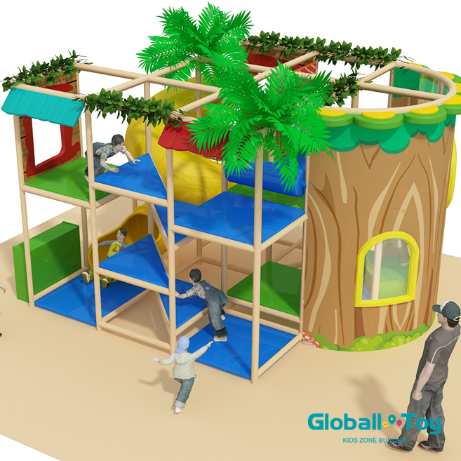 treehouse-indoor-playground-kids-climbing-soft-play domek na drzewie-kryty-plac zabaw-dzieci-wspinaczka-soft-play