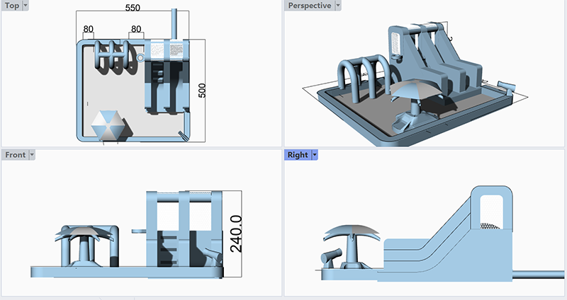 Inflatable Playground Design Drawing for B2B Projects inflatable-playground-design-drawing-for-b2b-projects