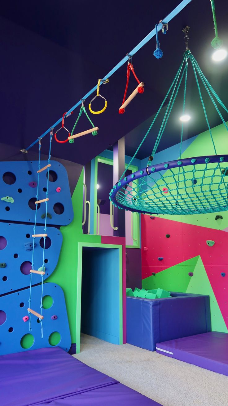 Taman Bermain Petualangan Anak Dalam Ruangan dengan Dinding Panjat, Lapangan Tali, dan Peralatan Soft Play – Area Bermain Komersial