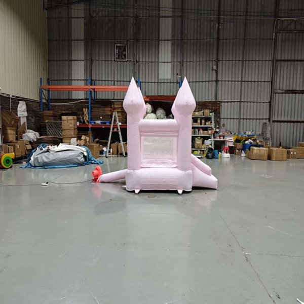 pink-bounce-house-mini-castle-design-toddler-play-center-supplier pink-bounce-house-mini-castle-design-toddler-play-center-supplier