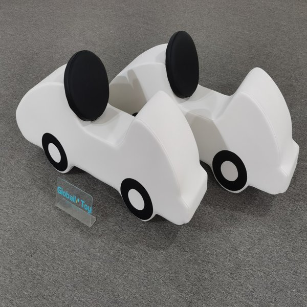 soft-play-car-double-white-black-soft-play-center-products-manufacturer soft-play-auto-dubbel-wit-zwart-soft-play-center-producten-fabrikant
