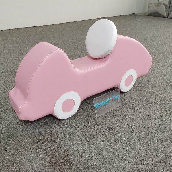 soft-play-ride-on-car-pink-foam-rocking-toy-daycare-play-equipment-manufacturer soft-play-auto-roze-schuim-schommelspeelgoed-kinderdagverblijf-speelapparatuur-fabrikant