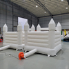 Inflatable twin bounce castles with blowers and mesh sides