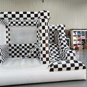 Commercial Checkered Inflatable Jumping House for Events