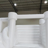 White Inflatable Castle Bouncy Slide for Indoor Playgrounds