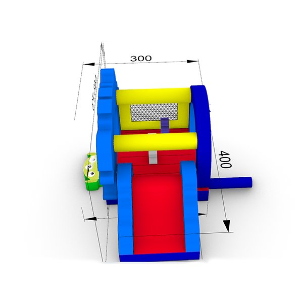 Playhouse gonfiabile stampato personalizzato per fornitori di noleggio di eventi