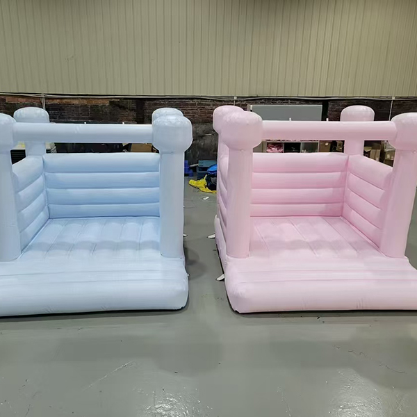 commercial pastel jumping castle for toddlers