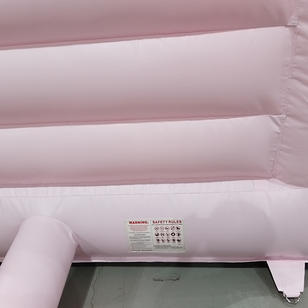 Pink Princess opblaasbaar kasteelzicht 6