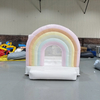 Commercial Pastel Rainbow Bouncy House for Sale