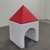 red roof soft play house for toddler rental setups