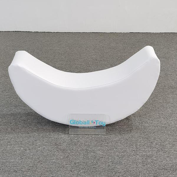 white moon shaped soft rocker for kids