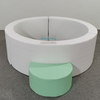 soft play pit ring with colorful entrance pads for indoor use