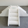 Soft play climber and slide combo with white finish
