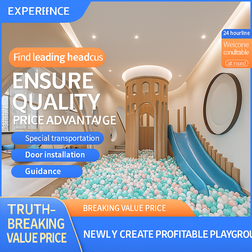 Play Soft Play Kustom Indoor Nakal Kastil Nakal Untuk Anak-Anak-Struktur Multi-Level dengan Slide, Tunnels & Ball Pits