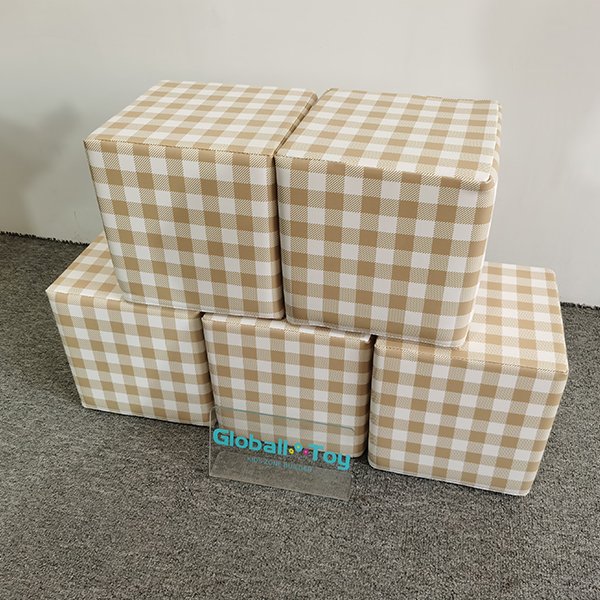 beige-checkered-soft-play-blocks-for-playroom