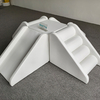 White soft play slide and stairs combination