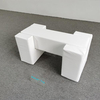 White Soft Play Bridge with Balance Beam for Toddlers