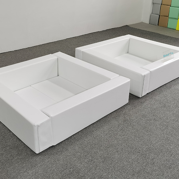 White square soft play ball pits for toddlers