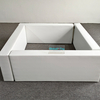 Foldable white foam soft play fence