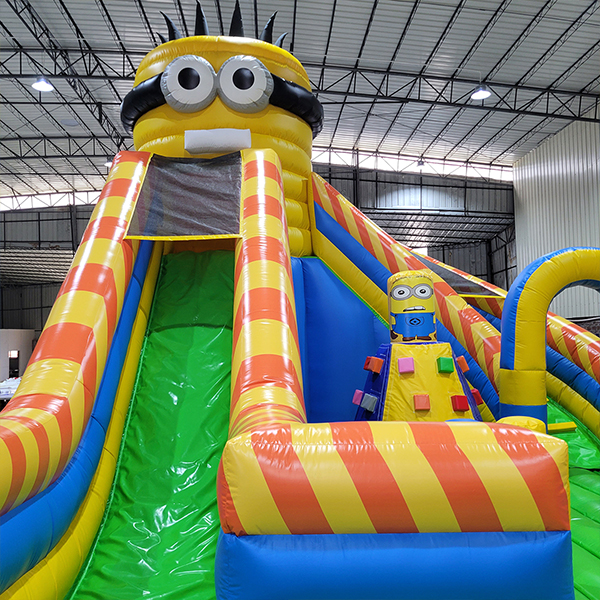 tobogán-hinchable-gigante-pista-de-obstáculos-al por mayor