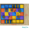 modular indoor playground square layout with slides and climbing activities