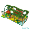 daycare jungle soft play obstacle course with climbing log bridge and foam blocks