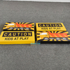 caution sign kids play soft mat set