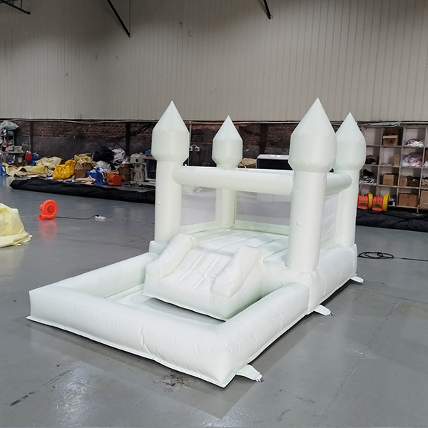 white-inflatable-jumper-castle-with-slide-school-playground