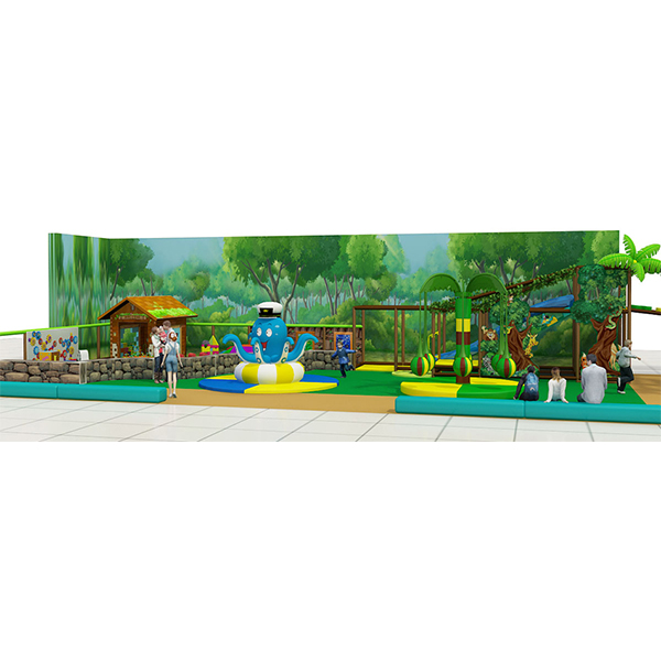 forest adventure indoor play structure for shopping mall entertainment area