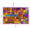 commercial soft play equipment with bright orange purple and yellow design
