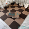 woven floor mat brown soft play kids room