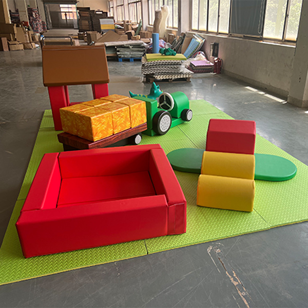 Kids Indoor Soft Play Set Farm Themed 