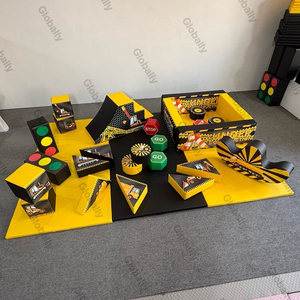 Construction theme soft play blocks for indoor toddler gym
