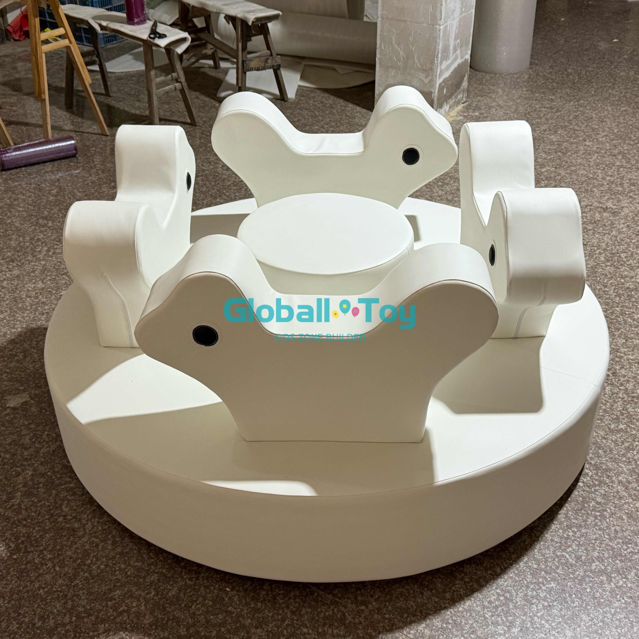 Equipo de juego Soft Spinner para parques de atracciones y diversión infantil