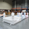 Lightweight pastel bouncer pool with blower for soft play use
