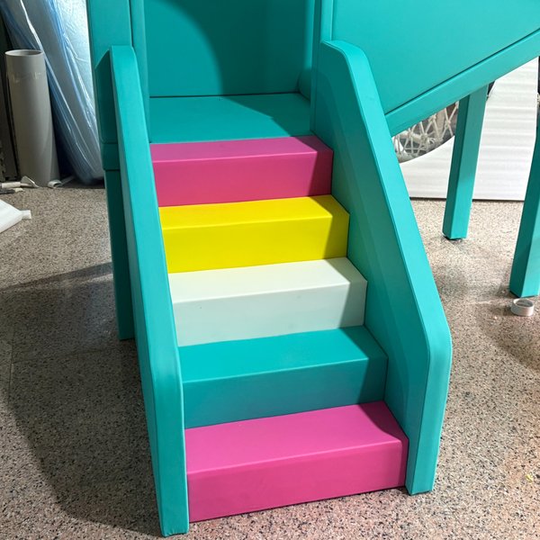 Toddler Playhouse with Multi-Level Soft Play and Slide for Safe Fun