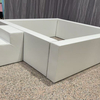 White Soft Play Ball Pit Set with Climbing Steps And Colorful Foam Blocks for Toddlers Indoor Playground Party Rental Equipment Use
