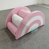 Pink rainbow foam bridge toy for toddlers