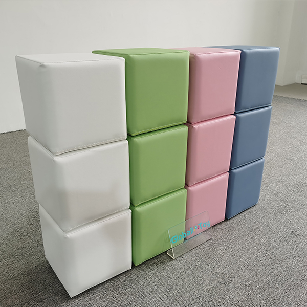 Colorful soft play blocks for toddlers stacking games