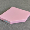 Pink pentagon soft mat for toddler rental setup