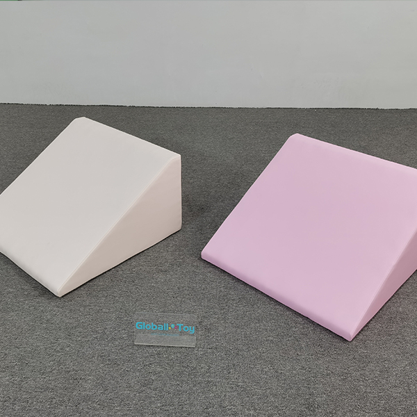 pink and white soft play equipment for parties