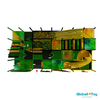 custom soft play space playground with climbing frames and foam obstacles
