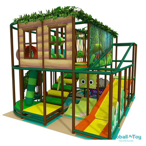 Treehouse ve Halat Köprüsü ile Özel Tasarım İç Mekan Oyun Sistemi