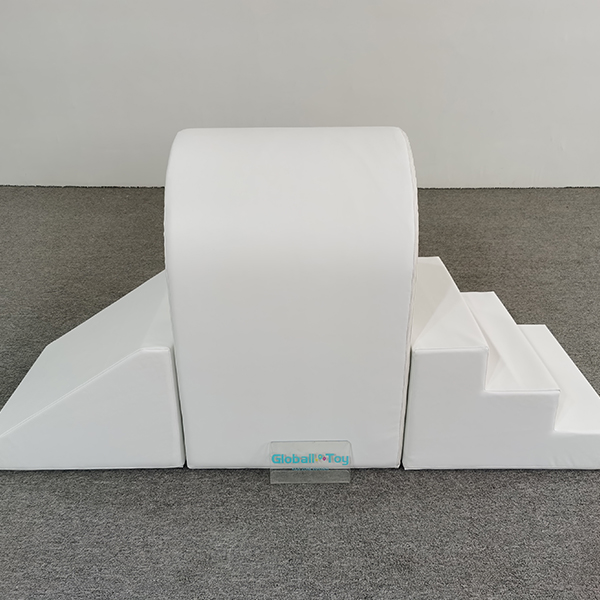 Pastel-soft-play-slide-and-ramp-Combo