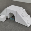 White arch climbing tunnel soft play combo