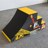 Under construction themed soft play slide with climbing stairs