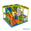 commercial indoor playground cube design with slide and tube tunnel