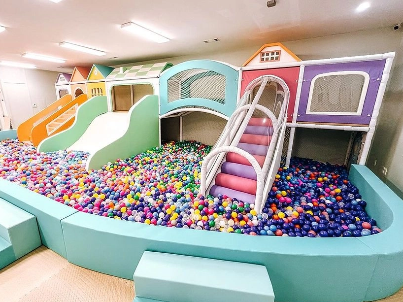 Colorful Indoor Playground with Slides And Ball Pit | Commercial Soft Play Equipment for Kids